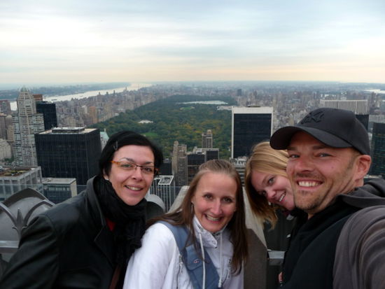 Wir auf dem Rockefeller Center