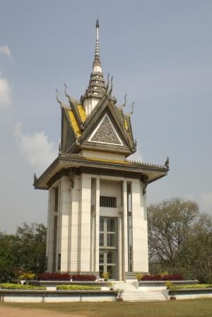 Denkmal bei den Killing Fields