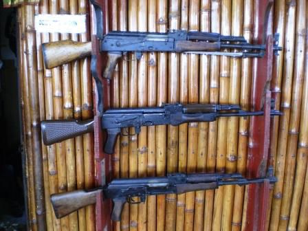 In der Shooting Range - Kalaschnikofs (AK47)
