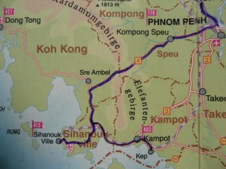 Der Weg nach Kampot und der Ausflug nach Kep!