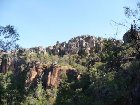 beim Barrk Bushwalk in der Naehe des Nourlangie Rock...