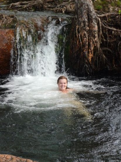 im Buley Rockhole Wasserloch mit Whirlpool