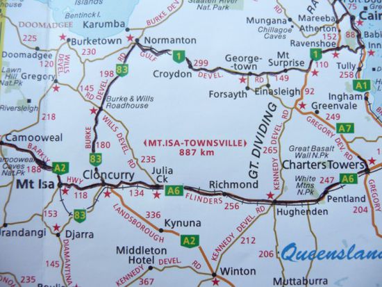 der Weg nach Charters Towers!