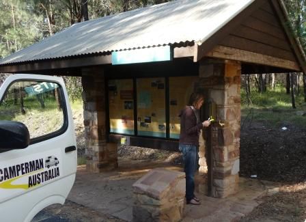 wenn man in die Belchkisten schreit, kann man einen Campsite im National Park buchen
