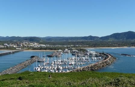 Coffs Habour von Muttonbird Island aus