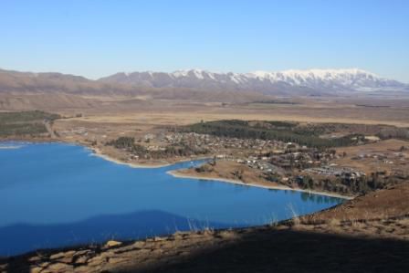 Lake Tekapo vom Mt. John