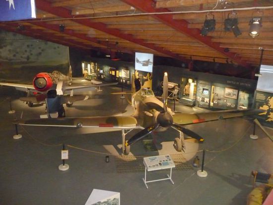 eine Hawker im New Zealand Flighter Pilots Museum