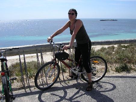 Miss Sporty Spice Anni auf Rottnest Island