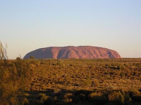 Sunset mit Blick auf Uluru