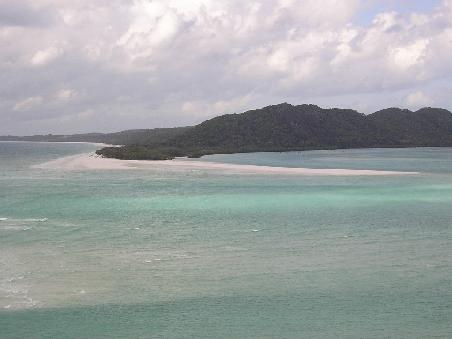 Blick auf die Whitsunday Islands