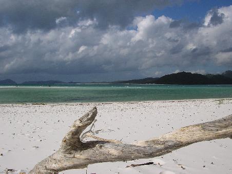 Whitehaven Beach, Whitsunday Islands (nicht uebel, oder? *lach*)