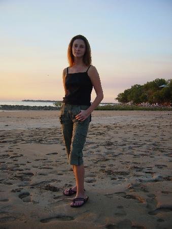 Nati am Mindil Beach beim last Sunset im "Great Southern Land"