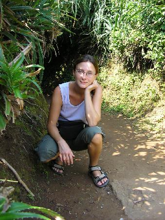 Nati (aka Nattl) vor den Vinh Moc Tunnels - DMZ Tour