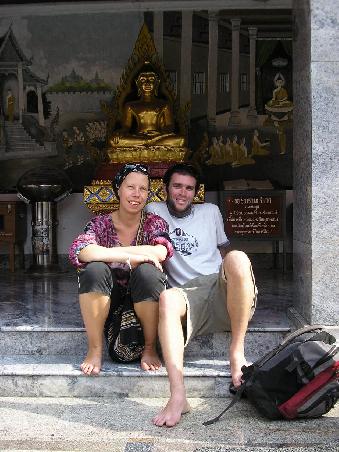 Anni & Etai beim Doi Suithep Tempel