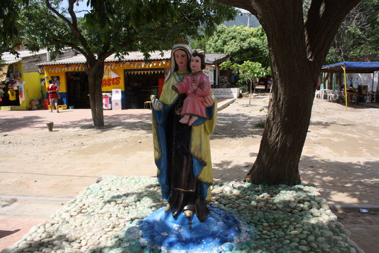 Schutzheilige der Taucher in Taganga?