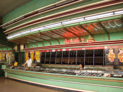 Chinatown. Nein, nicht Fisch, sondern Juwelen gibts hier.
