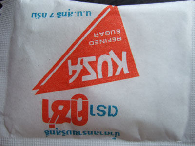 Die tun LSD in den Zucker, die Thai!