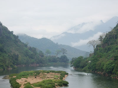Nong Khiao: Blick von der Bruecke