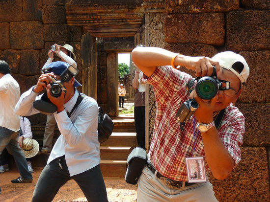 Wenn man zur falschen Zeit am falschen Ort ist, faellt es mitunter etwas schwer, die magie der alten Khmer-Kultur zu erspueren...
