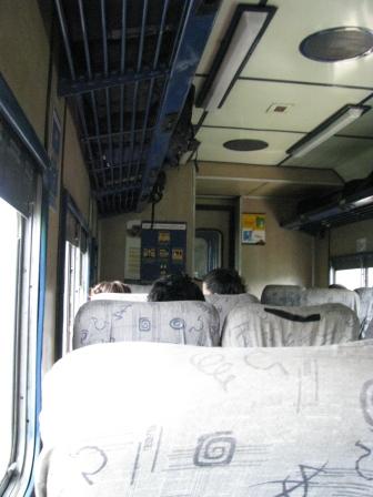 ...wir fahren mit dem Zug nach Santa Cruz...