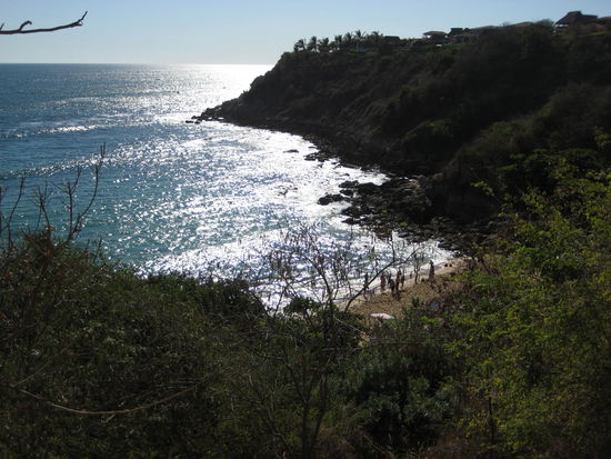 Die unbenannte Bucht am Abend