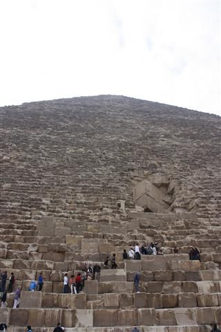 Stairway to Heaven? - Nein, die Nordseite der Cheopspyramide!