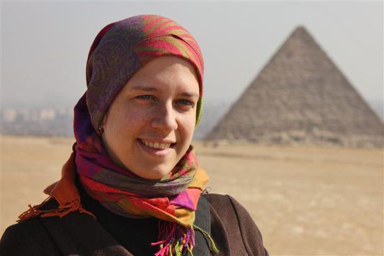 Ich vor der Cheopspyramide