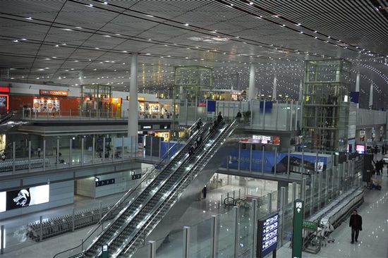 Im Flughafen von Peking