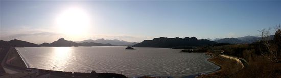 und am nächsten Tag bei Sonnenuntergang.