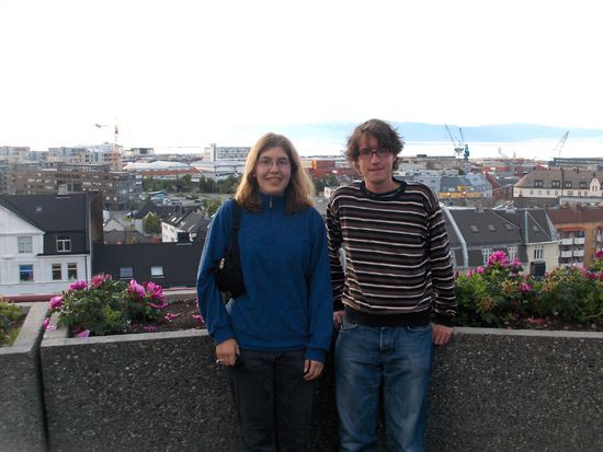 Jonas und ich in Trondheim