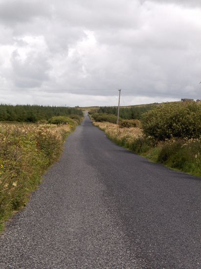 Strasse - so weit das Auge reicht.