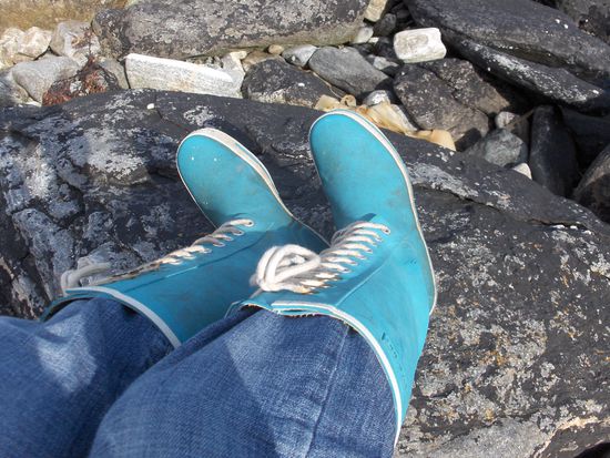 Meine tollen Gummistiefel.