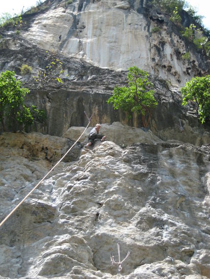 ich bin oben, ich habe es geschafft. wow, viel besser als in der halle