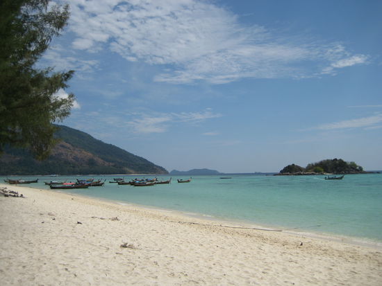 Sunlight Beach vor unserem Bungalow