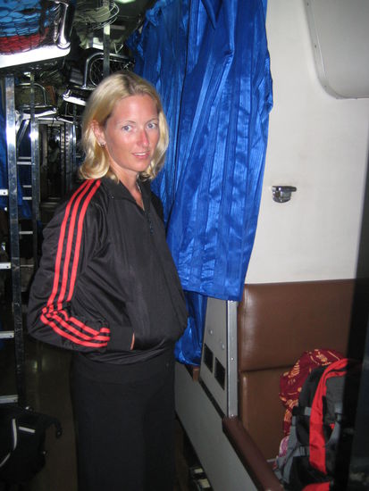 im Nachtzug ist es kalt