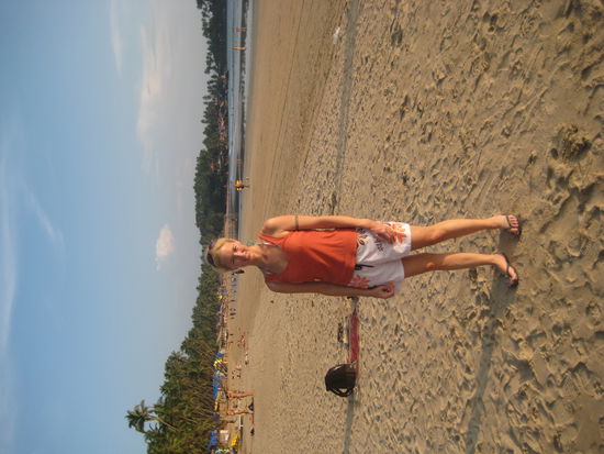 am strand von palolem