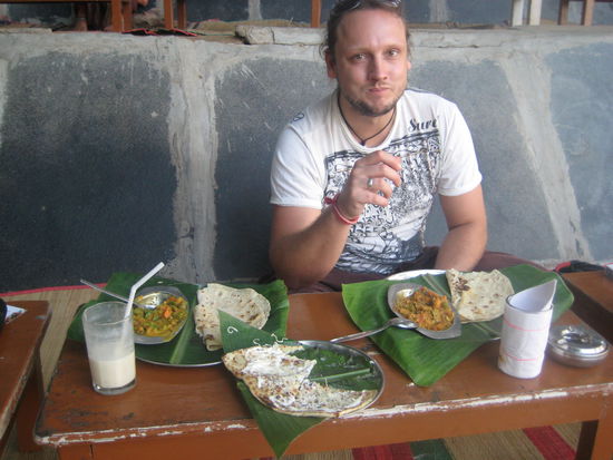 die andere aussicht bei unseren mahlzeiten!