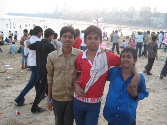 Die drei wollten unbedingt fotografiert werden.