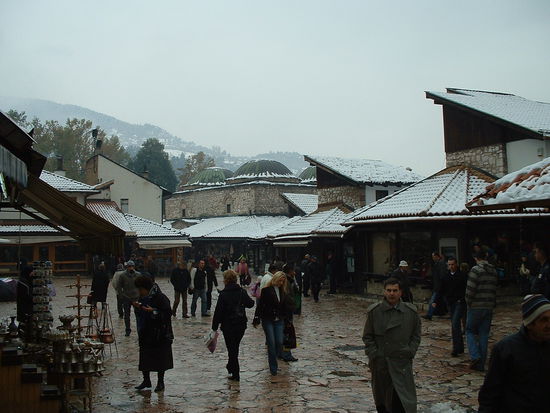 Die Bašcaršija im Herbst
