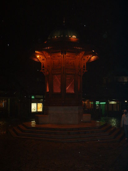 Bašcaršija by night