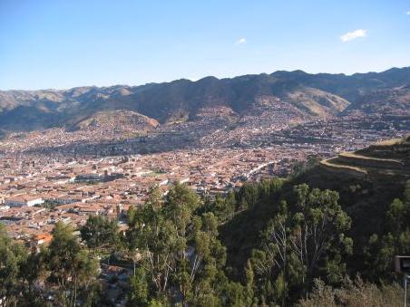 Blick ueber Cuzco
Vue de Cuzco