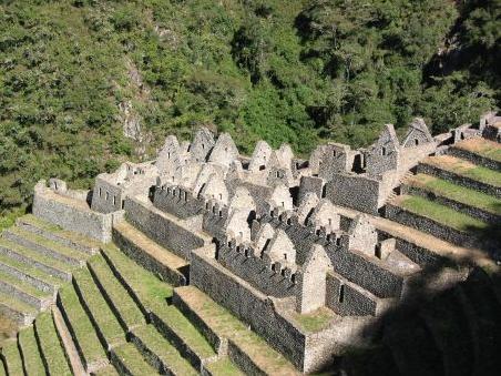 Winayhuayna auf dem Inca-Trail (temple et ville inca sur le parcous de l'inca trail)