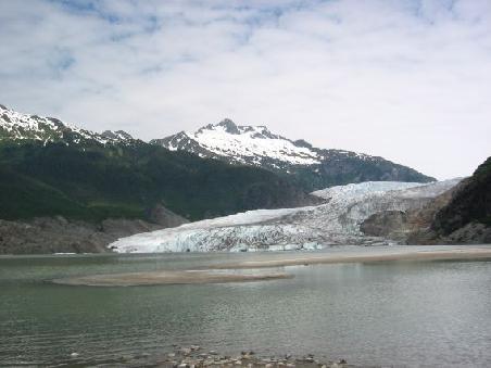 Der Mendenhall Glacier bei Juneau