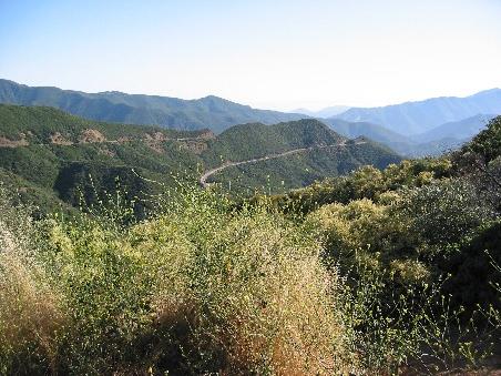 Fahrt durch den Los Padres National Forest
Vue de Los Padres National Forest