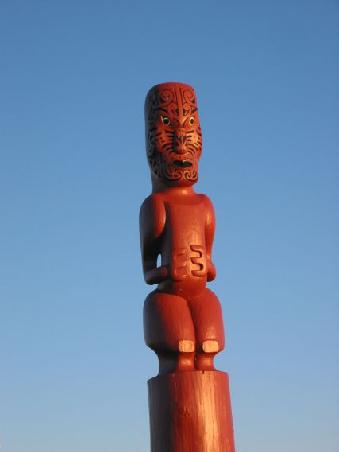 Ein "Totem" der Maori