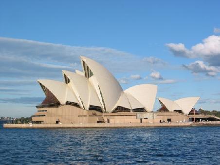 Das weltberuehmte Fotomotiv Opera House ...
Le fameux Opera de Sydney...