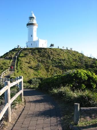 Der Leuchtturm am Cape Byron
Le phare de Cape Byron