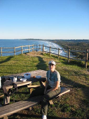Netter Ort fuers Picknick am Cape Byron
Pause pique nique a Cape Byron