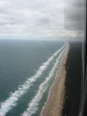 Strand bis zum Horizont, der 75 Mile Beach
Vue sur la plage de 75 miles