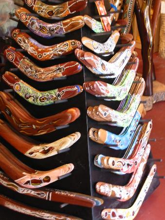 ... das gleiche gilt fuer Boomerangs
... et de boomerangs